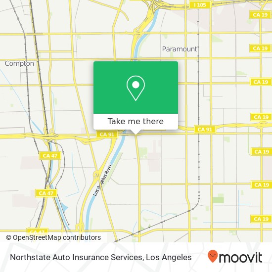 Northstate Auto Insurance Services map