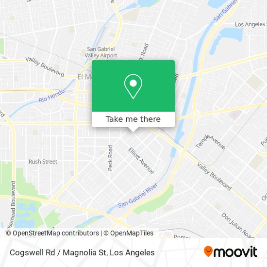 Mapa de Cogswell Rd / Magnolia St