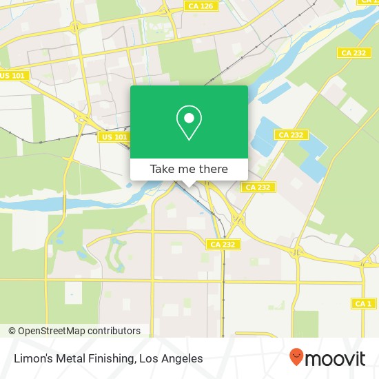 Mapa de Limon's Metal Finishing