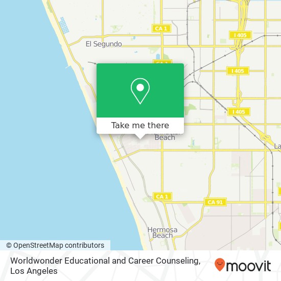 Worldwonder Educational and Career Counseling map