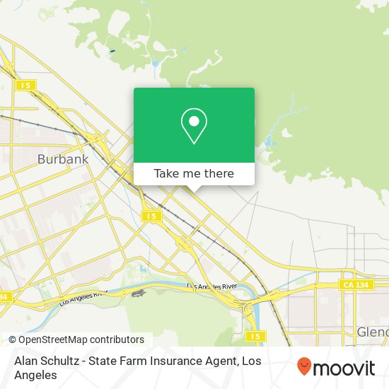 Mapa de Alan Schultz - State Farm Insurance Agent