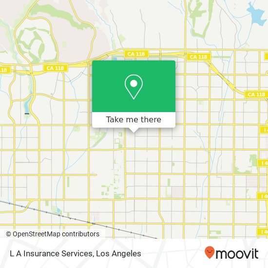 L A Insurance Services map