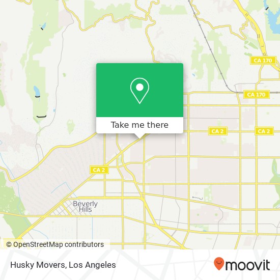 Husky Movers map