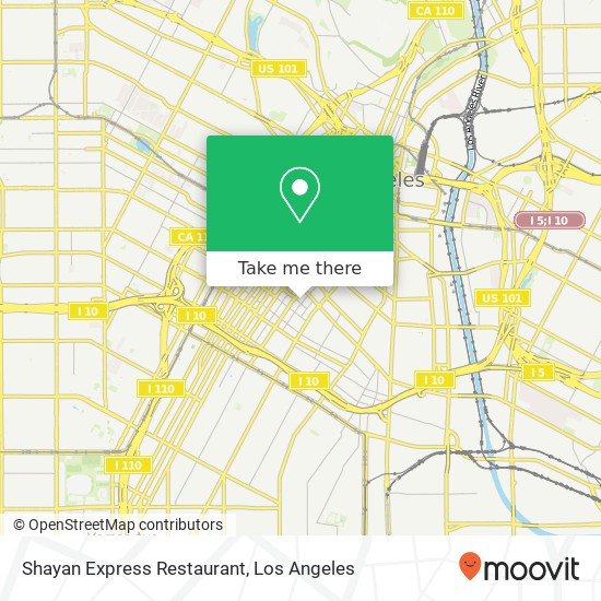 Mapa de Shayan Express Restaurant