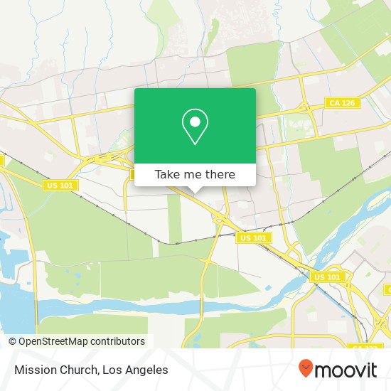 Mission Church map