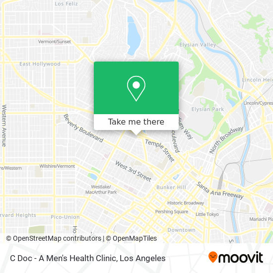 C Doc - A Men's Health Clinic map