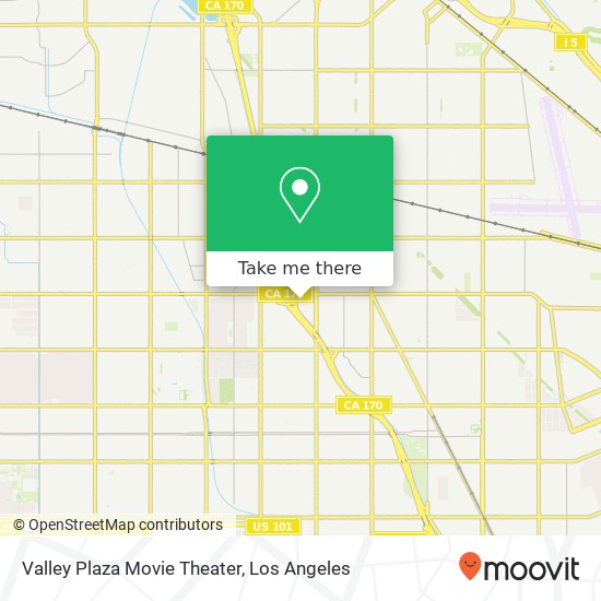 Valley Plaza Movie Theater map