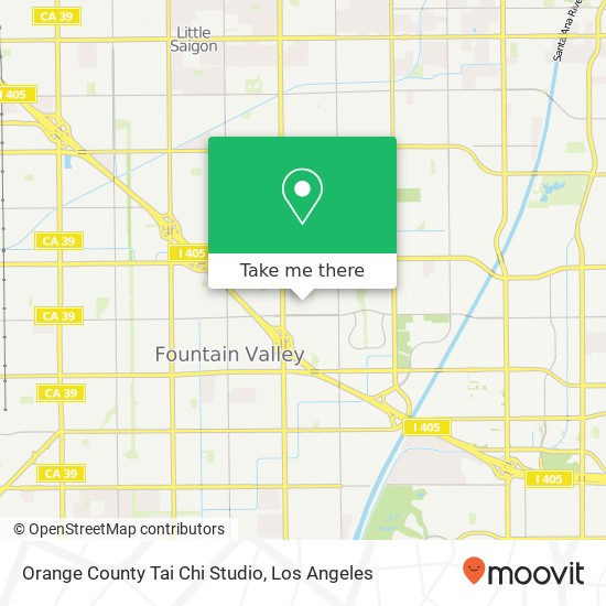 Mapa de Orange County Tai Chi Studio