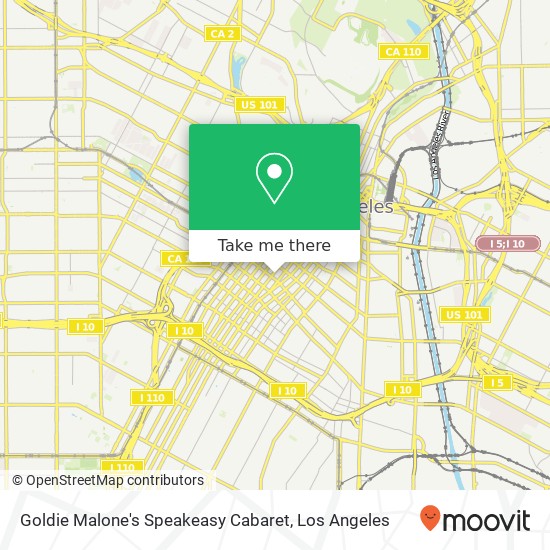 Goldie Malone's Speakeasy Cabaret map