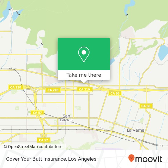 Cover Your Butt Insurance map