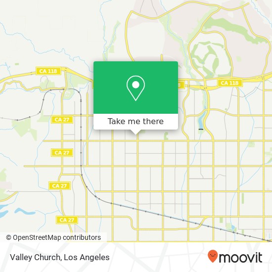 Valley Church map