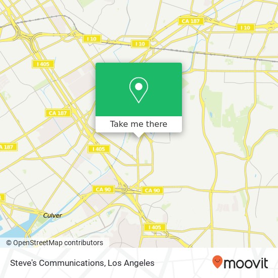Mapa de Steve's Communications