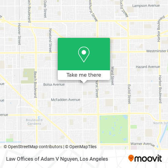 Mapa de Law Offices of Adam V Nguyen