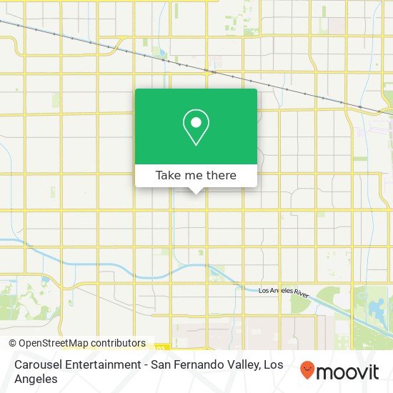 Carousel Entertainment - San Fernando Valley map