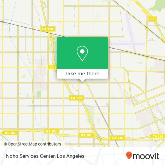 Noho Services Center map