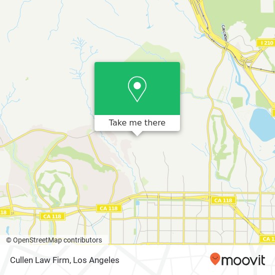 Cullen Law Firm map