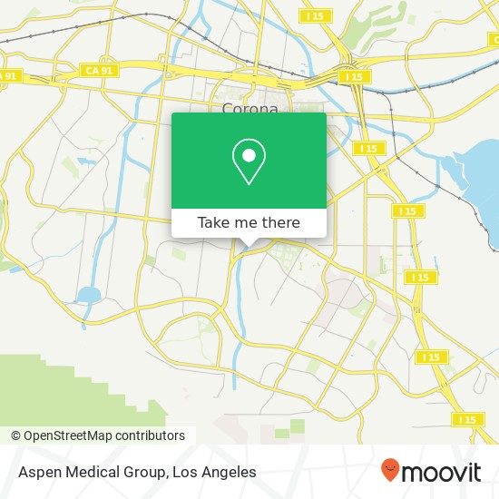 Mapa de Aspen Medical Group