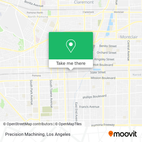 Precision Machining map