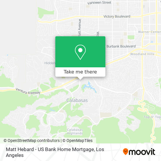 Matt Hebard - US Bank Home Mortgage map