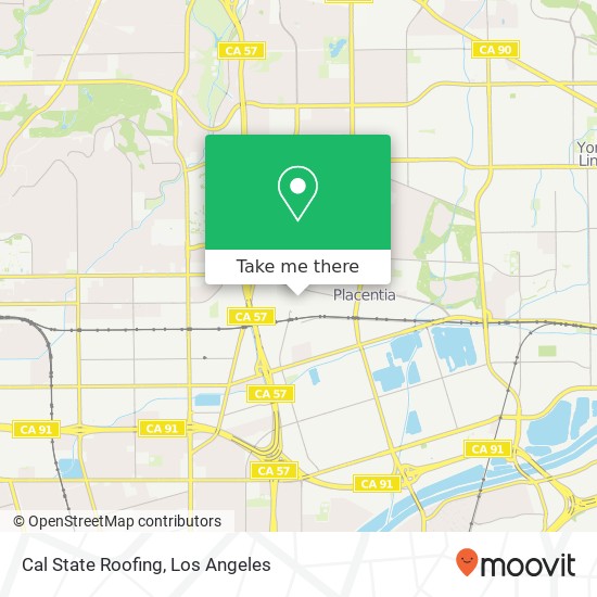 Mapa de Cal State Roofing