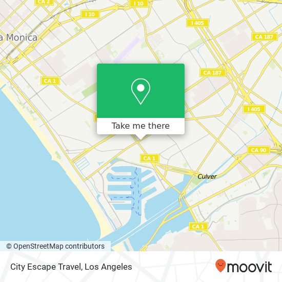 City Escape Travel map