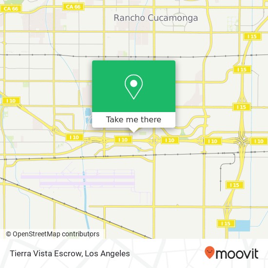 Tierra Vista Escrow map