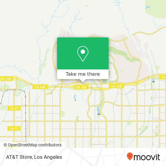 Mapa de AT&T Store