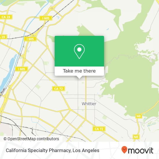 California Specialty Pharmacy map