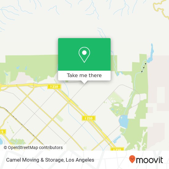 Camel Moving & Storage map