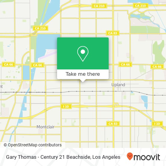 Gary Thomas - Century 21 Beachside map