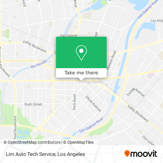 Lim Auto Tech Service map