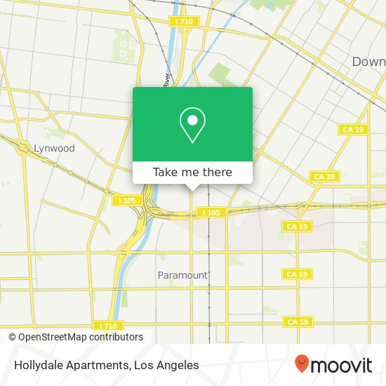 Hollydale Apartments map