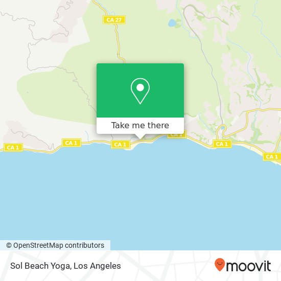 Sol Beach Yoga map