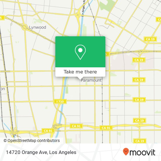 14720 Orange Ave map