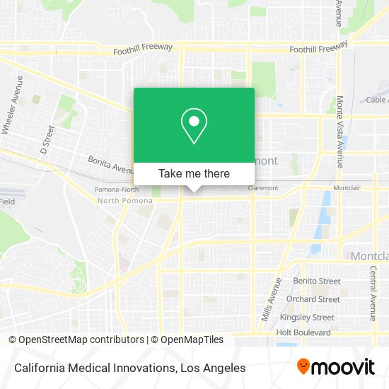 Mapa de California Medical Innovations