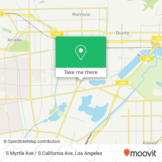 S Myrtle Ave / S California Ave map