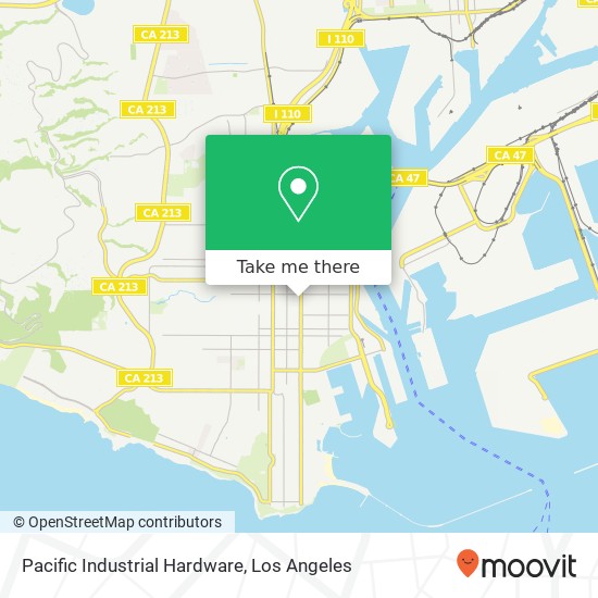 Pacific Industrial Hardware map