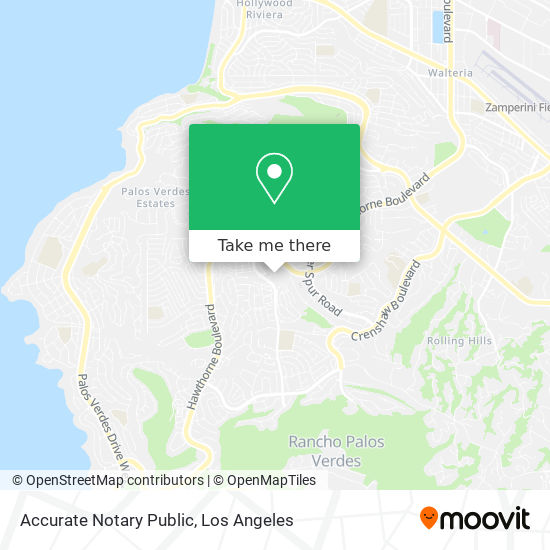 Accurate Notary Public map