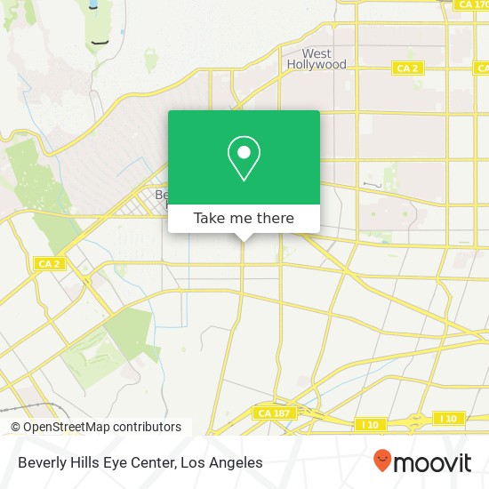 Beverly Hills Eye Center map