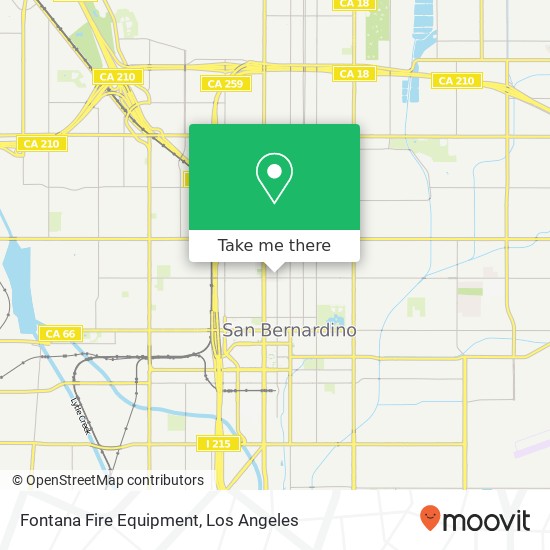 Fontana Fire Equipment map