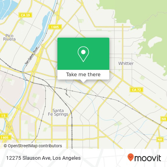 Mapa de 12275 Slauson Ave