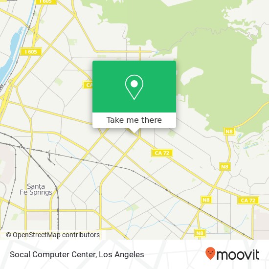 Socal Computer Center map