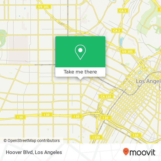 Hoover Blvd map