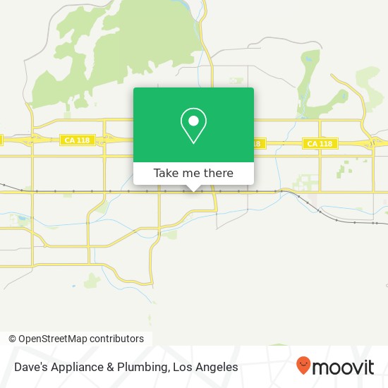 Dave's Appliance & Plumbing map