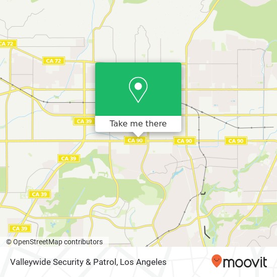 Mapa de Valleywide Security & Patrol