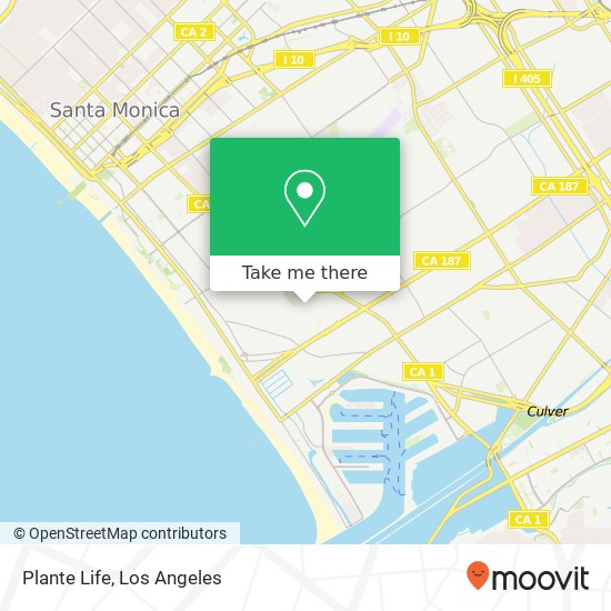 Plante Life map