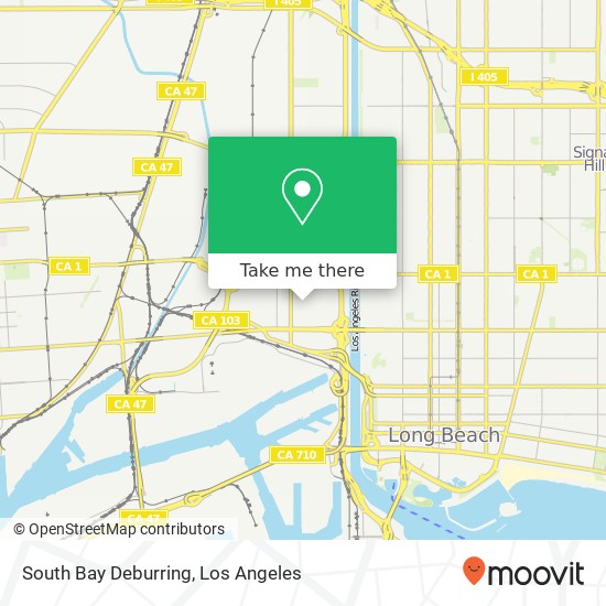 Mapa de South Bay Deburring