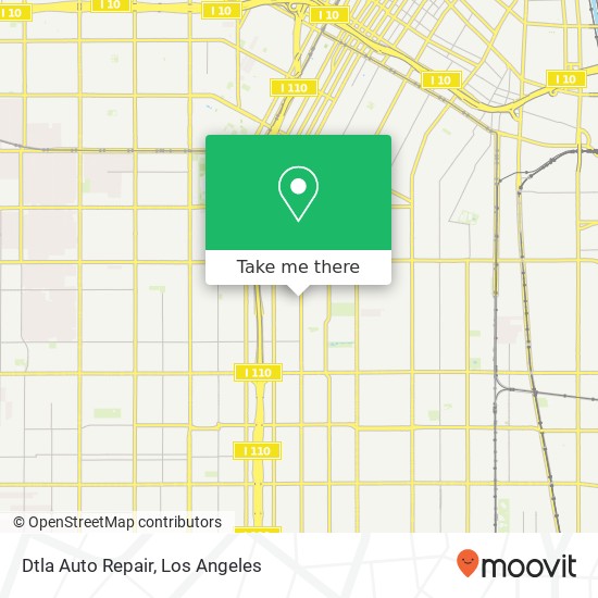 Mapa de Dtla Auto Repair