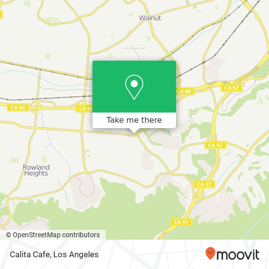 Calita Cafe map