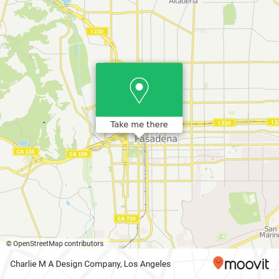 Charlie M A Design Company map